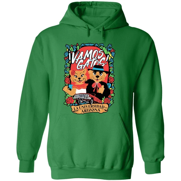 Vamos Gatos La Universidad De Arizona Hoodie - Image 2