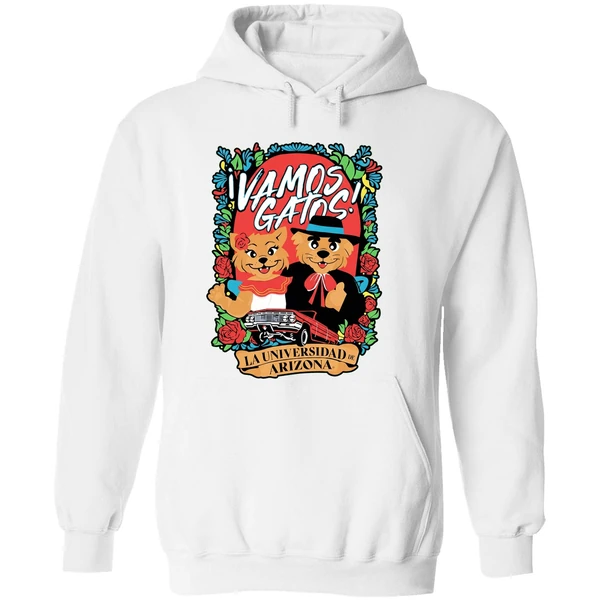 Vamos Gatos La Universidad De Arizona Hoodie - Image 8