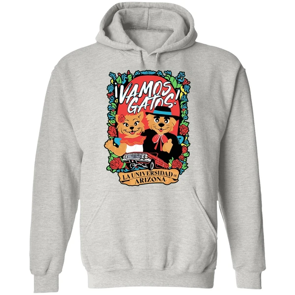 Vamos Gatos La Universidad De Arizona Hoodie - Image 9