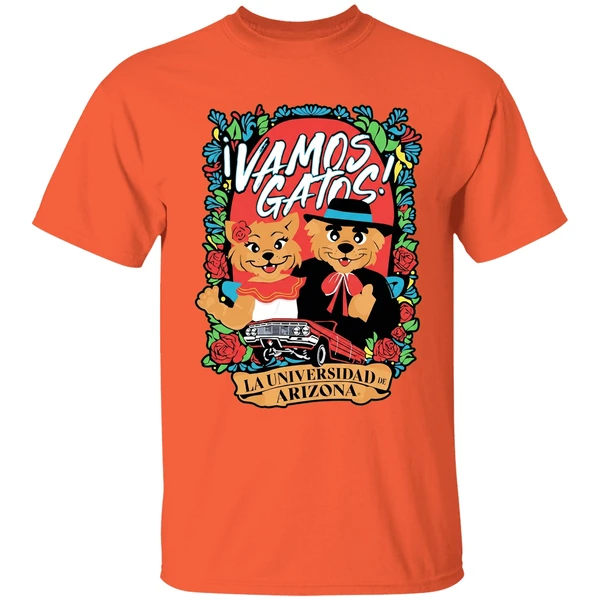 Vamos Gatos La Universidad De Arizona Shirt - Image 3