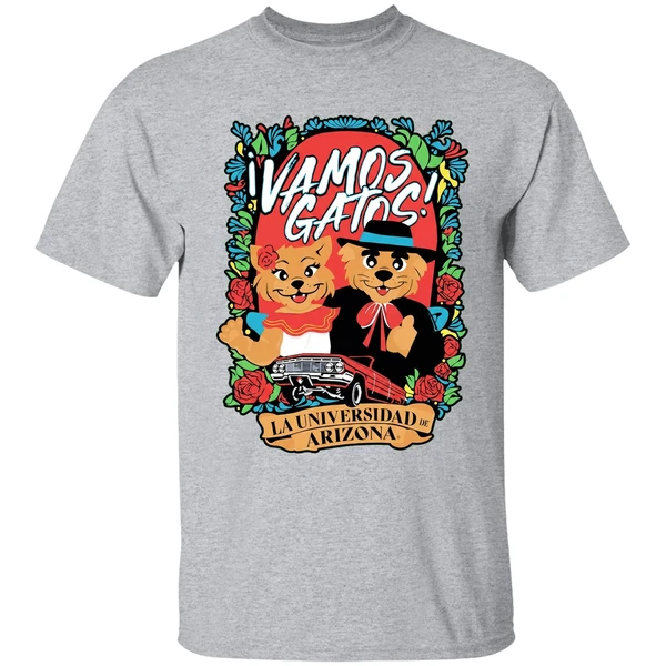 Vamos Gatos La Universidad De Arizona Shirt - Image 6