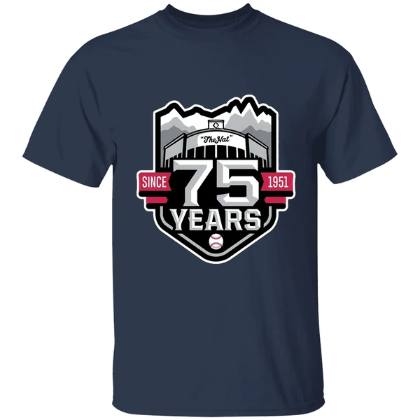 vancouver canadians nat bailey stadium 75th anniversary 2026 shirt navy