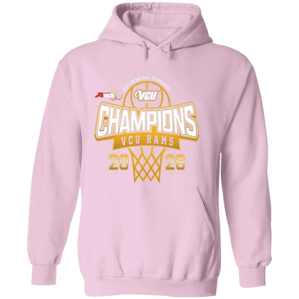 Vcu Rams 2026 Atlantic 10 Mens Basketball Tournament Champions Hoodie - Image 5