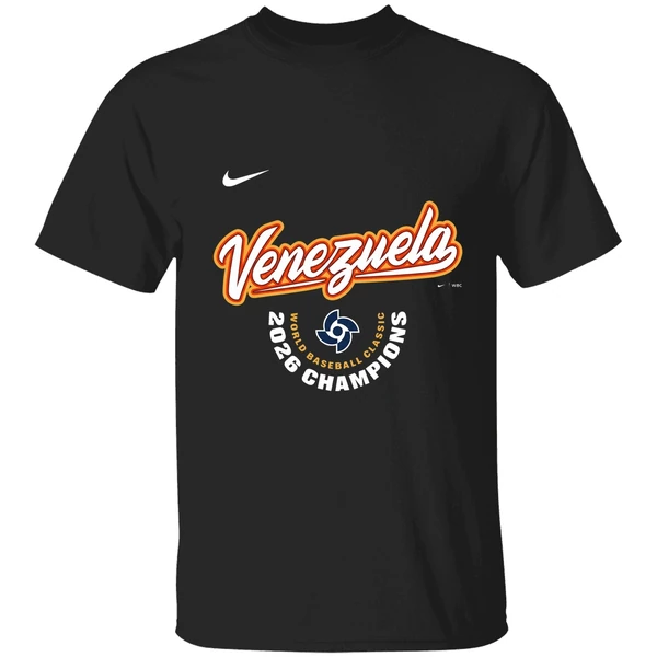 Venezuela Baseball Nike 2026 World Baseball Classic Champions Arched Logo Shirt