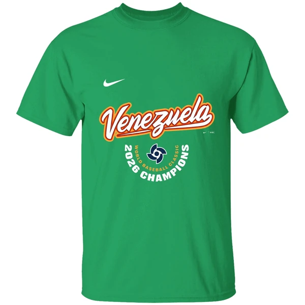 Venezuela Baseball Nike 2026 World Baseball Classic Champions Arched Logo Shirt - Image 2