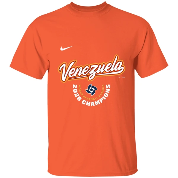 Venezuela Baseball Nike 2026 World Baseball Classic Champions Arched Logo Shirt - Image 6