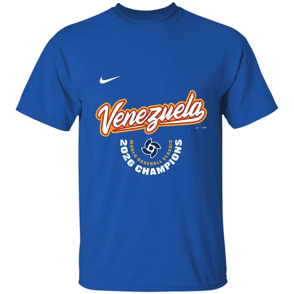 Venezuela Baseball Nike 2026 World Baseball Classic Champions Arched Logo Shirt - Image 8