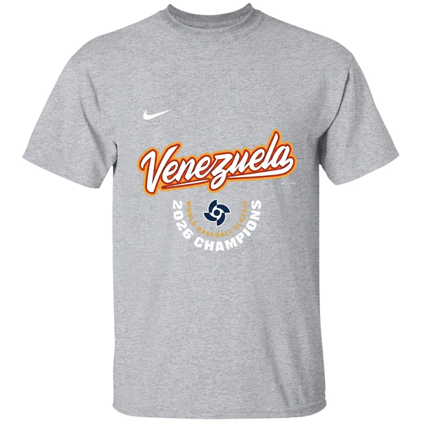 Venezuela Baseball Nike 2026 World Baseball Classic Champions Arched Logo Shirt - Image 9