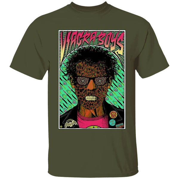 Viagra Boys Halloween Show Austin Poster Shirt - Image 4