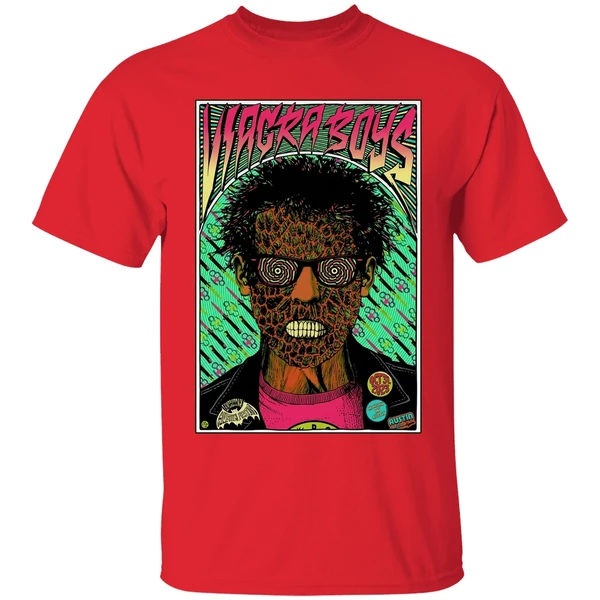 Viagra Boys Halloween Show Austin Poster Shirt - Image 7