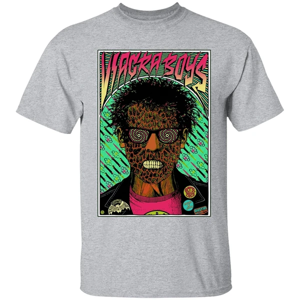 Viagra Boys Halloween Show Austin Poster Shirt - Image 9