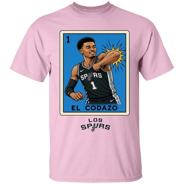 Victor Wembanyama Elbowing El Codazo San Antonio Spurs Nba 2026 Shirt - Image 2