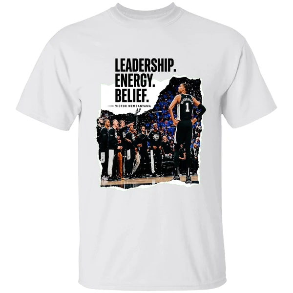 Victor Wembanyama Leadership Energy Belief Shirt