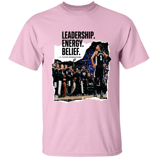 Victor Wembanyama Leadership Energy Belief Shirt - Image 2