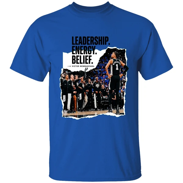 Victor Wembanyama Leadership Energy Belief Shirt - Image 5