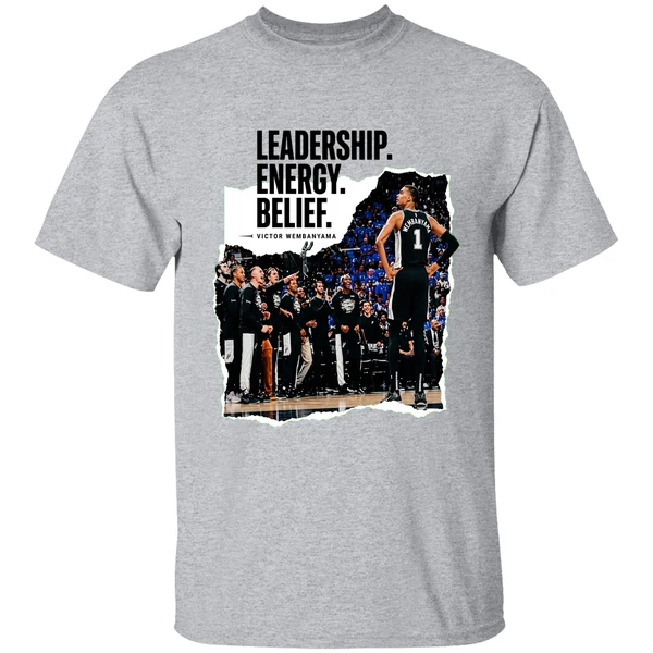 Victor Wembanyama Leadership Energy Belief Shirt - Image 6