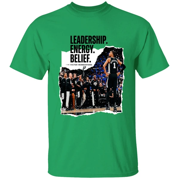 Victor Wembanyama Leadership Energy Belief Shirt - Image 8