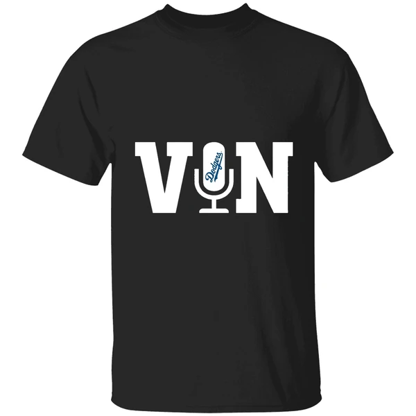 Vin Scully Microphone Shirt