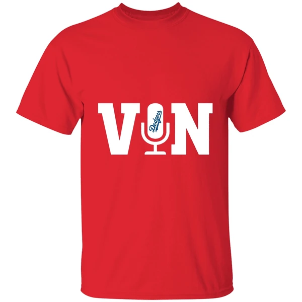 Vin Scully Microphone Shirt - Image 7