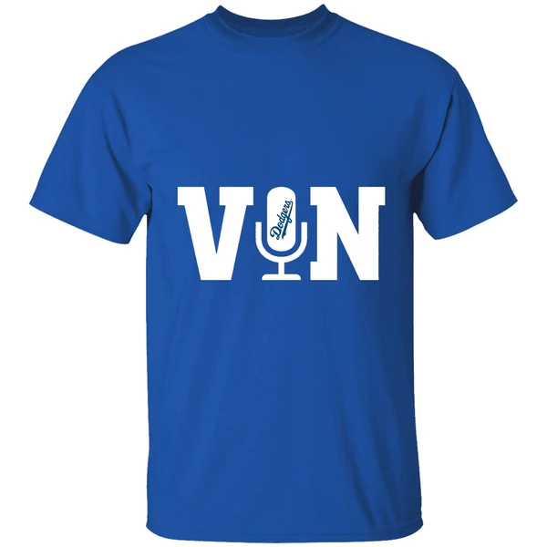 Vin Scully Microphone Shirt - Image 8