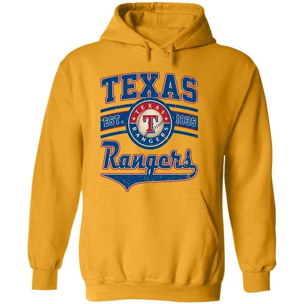 Vintage Texas Est 1835 Texas Rangers Hoodie