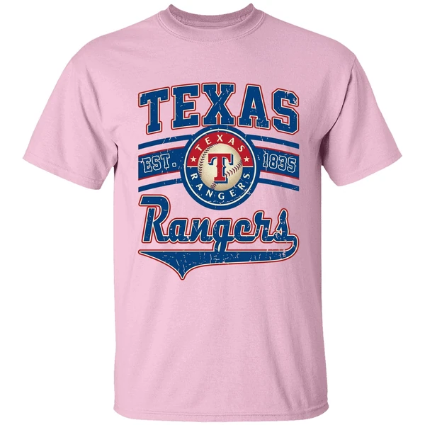 Vintage Texas Est 1835 Texas Rangers Shirt - Image 2