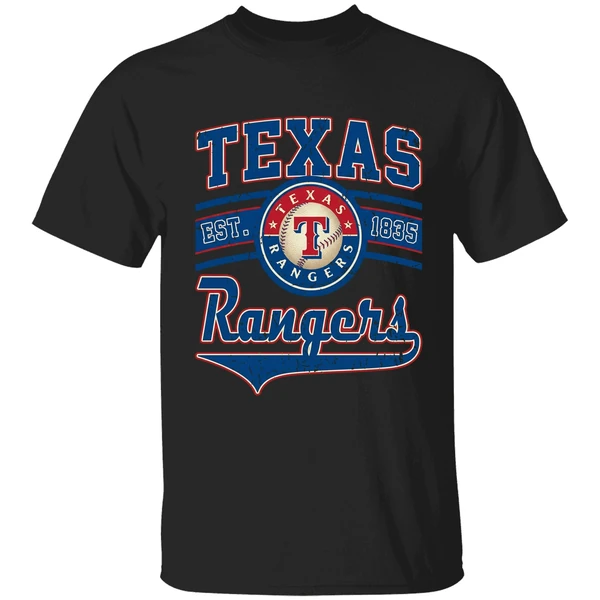 Vintage Texas Est 1835 Texas Rangers Shirt - Image 7