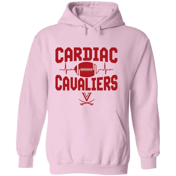 Virginia Cavaliers Cardiac Cavaliers Heart Rate Hoodie - Image 5