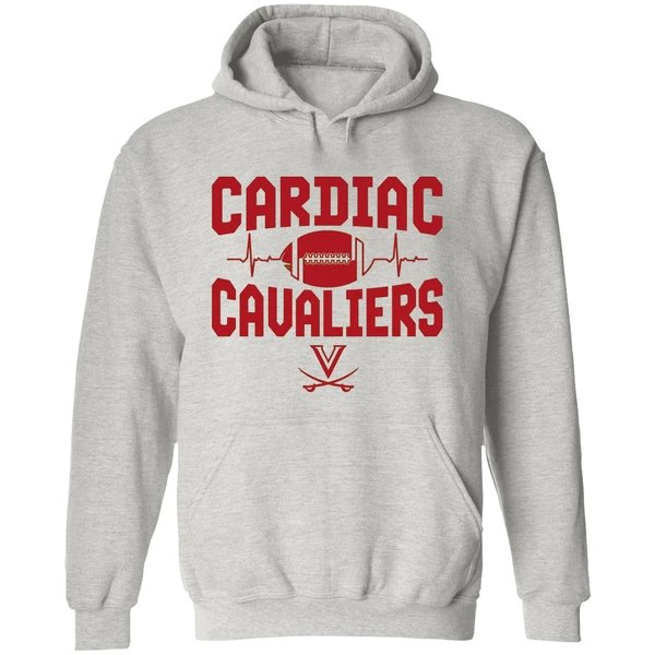 Virginia Cavaliers Cardiac Cavaliers Heart Rate Hoodie - Image 9