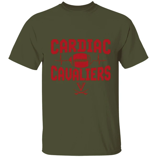 Virginia Cavaliers Cardiac Cavaliers Heart Rate Shirt - Image 4