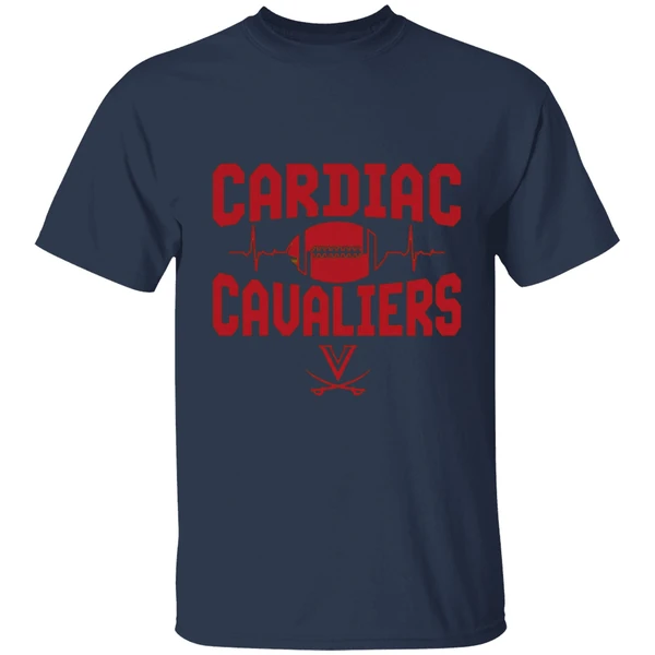 Virginia Cavaliers Cardiac Cavaliers Heart Rate Shirt - Image 5
