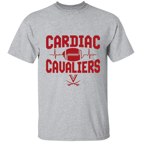 Virginia Cavaliers Cardiac Cavaliers Heart Rate Shirt - Image 9