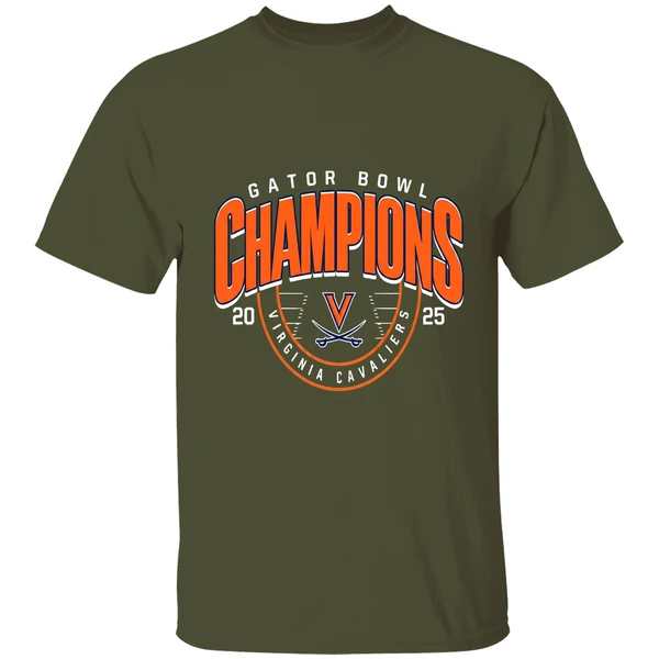 Virginia Cavaliers Gator Bowl Champions 2025 Shirt - Image 4