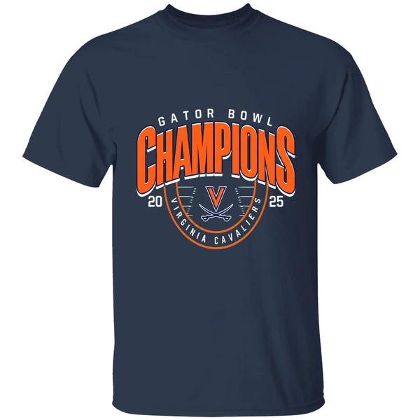 Virginia Cavaliers Gator Bowl Champions 2025 Shirt - Image 5
