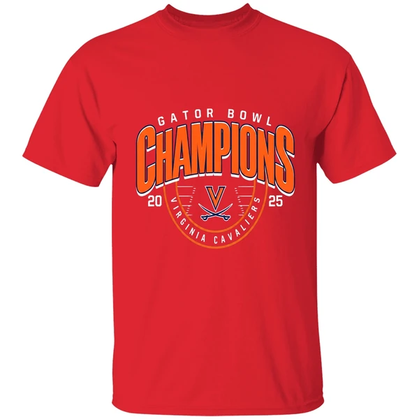 Virginia Cavaliers Gator Bowl Champions 2025 Shirt - Image 7