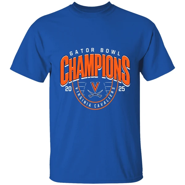 Virginia Cavaliers Gator Bowl Champions 2025 Shirt - Image 8