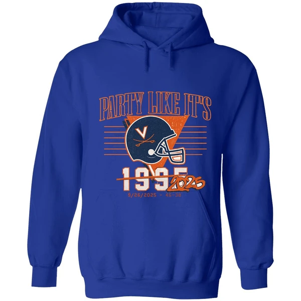 Virginia Cavaliers Uva Football Party Like Its 2025 Hoodie - Image 3