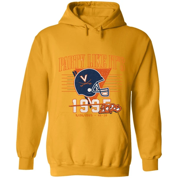 Virginia Cavaliers Uva Football Party Like Its 2025 Hoodie - Image 9