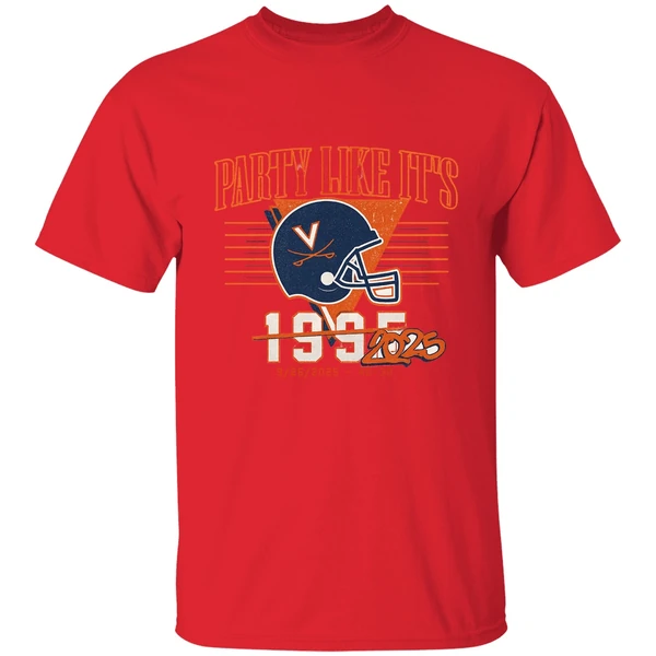 Virginia Cavaliers Uva Football Party Like Its 2025 Shirt - Image 6