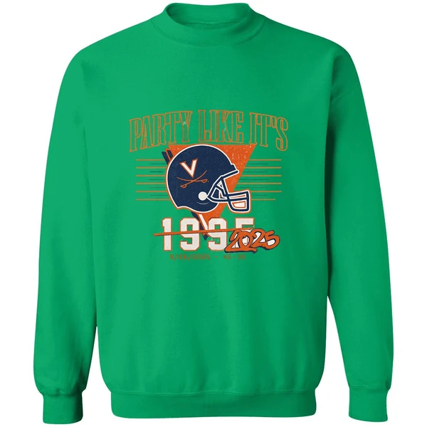 Virginia Cavaliers Uva Football Party Like Its 2025 Sweatshirt - Image 2