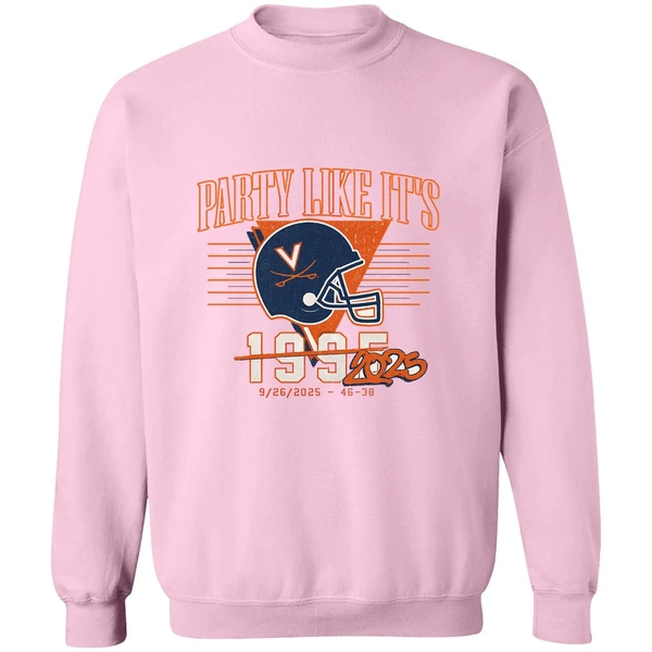 Virginia Cavaliers Uva Football Party Like Its 2025 Sweatshirt - Image 4