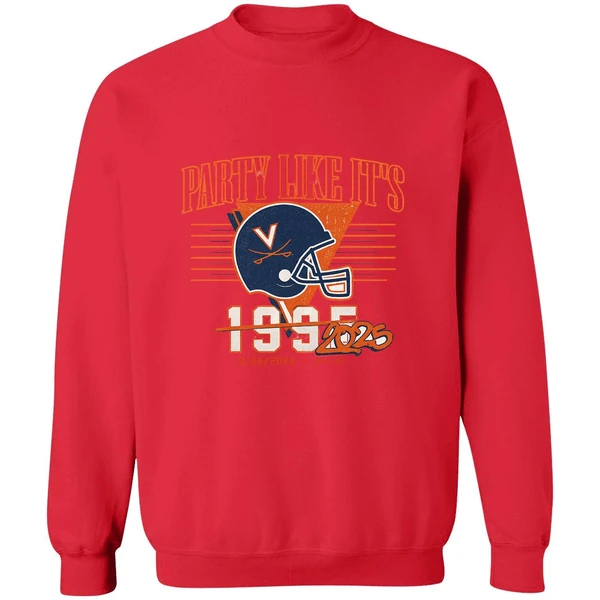 Virginia Cavaliers Uva Football Party Like Its 2025 Sweatshirt - Image 7