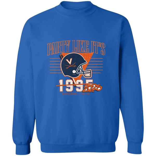Virginia Cavaliers Uva Football Party Like Its 2025 Sweatshirt - Image 8