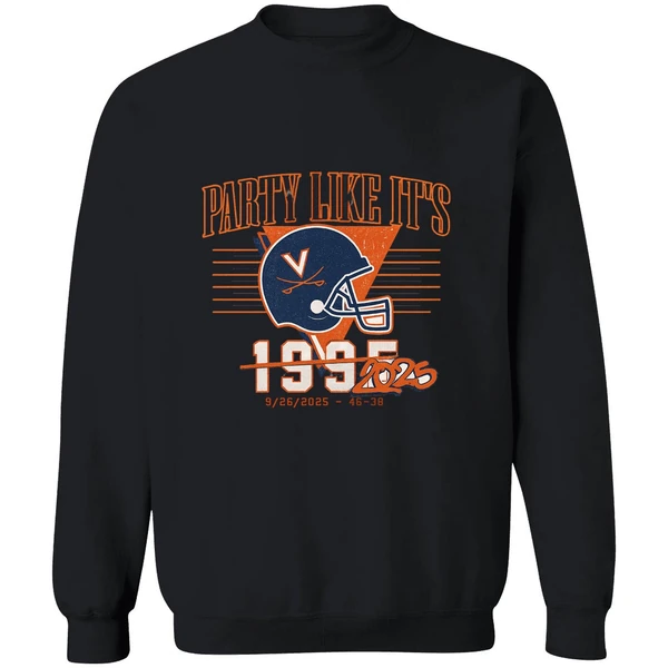 Virginia Cavaliers Uva Football Party Like Its 2025 Sweatshirt - Image 9