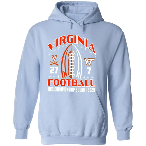 Virginia Football 2025 Battle Acc Championship Bound Score Hoodie - Image 4