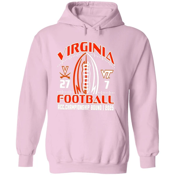 Virginia Football 2025 Battle Acc Championship Bound Score Hoodie - Image 5