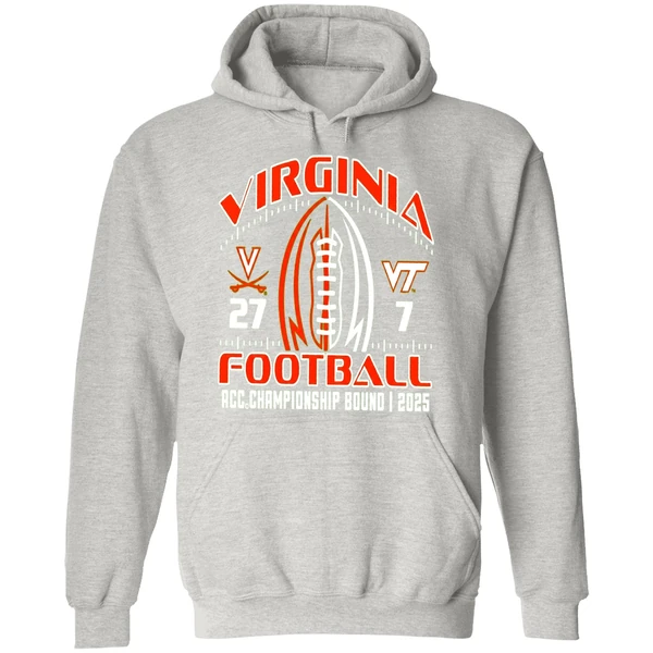 Virginia Football 2025 Battle Acc Championship Bound Score Hoodie - Image 9