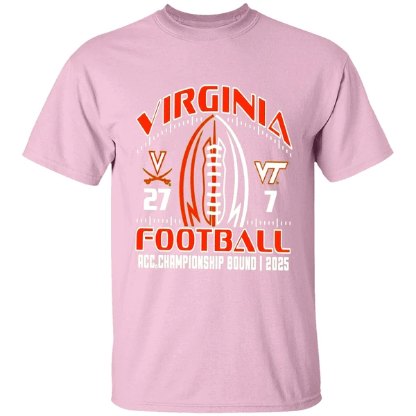 Virginia Football 2025 Battle Acc Championship Bound Score Shirt - Image 3