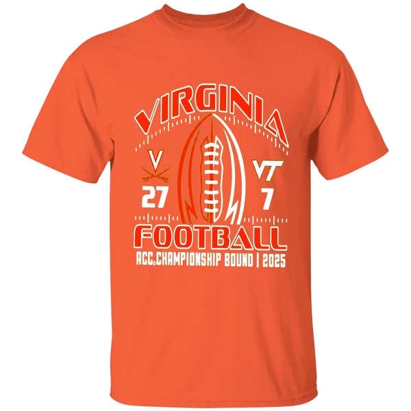 Virginia Football 2025 Battle Acc Championship Bound Score Shirt - Image 6