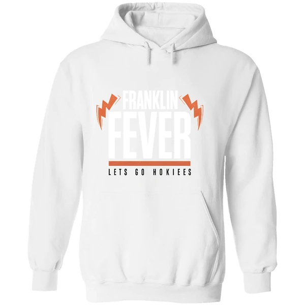 Virginia Tech Hokies Football Franklin Fever Lets Go Hokies Hoodie - Image 8